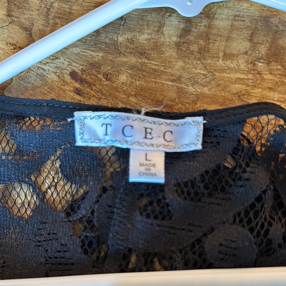 Black NWOT Lace Fringe Jacket - Picture 2 of 6